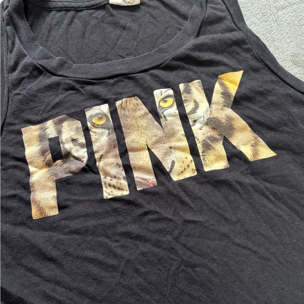 PINK Racerback Tank Top - Picture 2 of 4